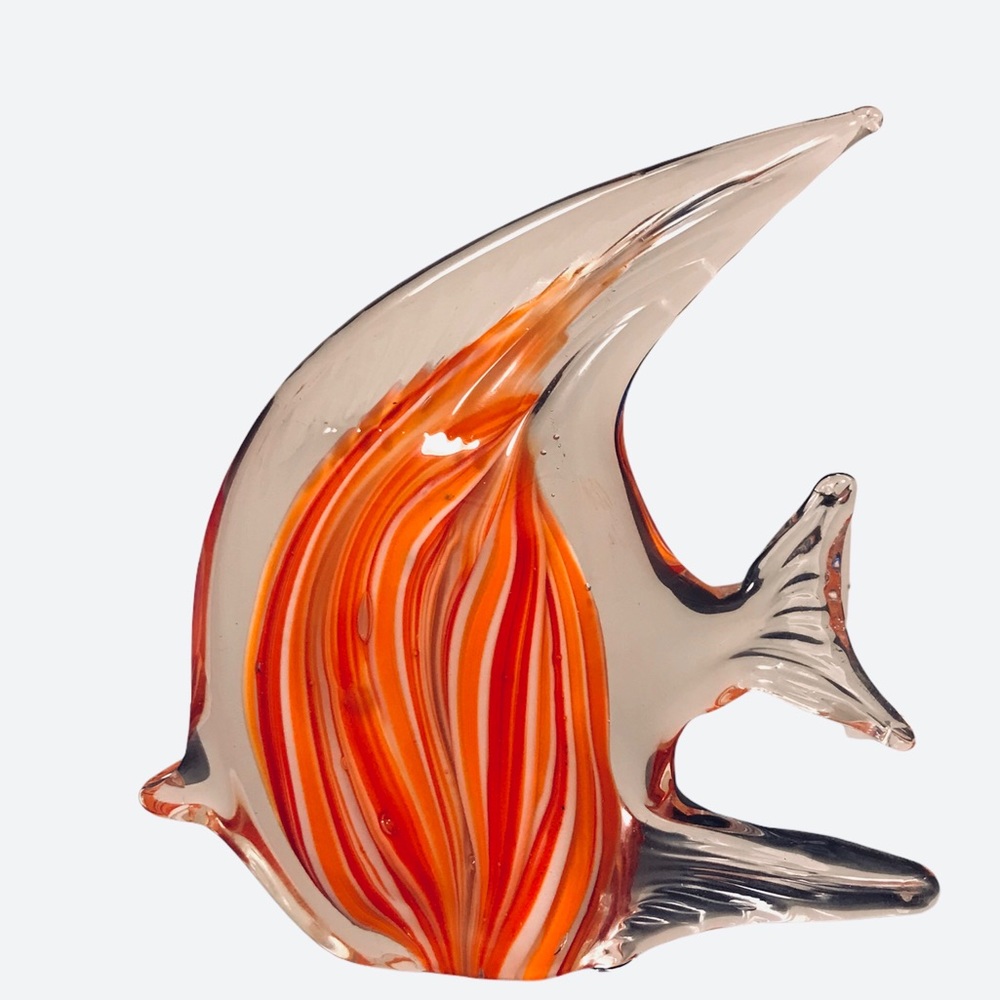 Dynasty Gallery Glass  Angel Fish Paperweight